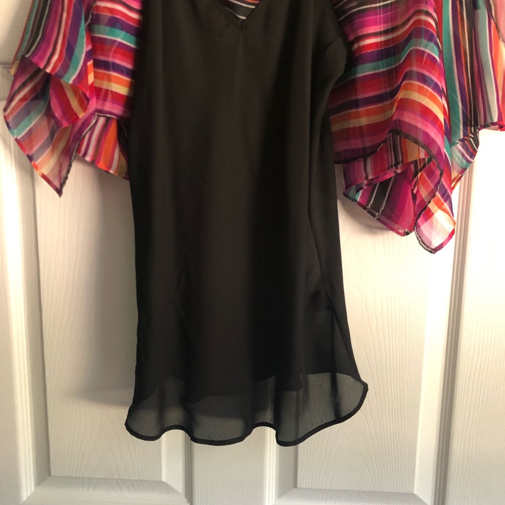 Ralph Lauren 2pc sheer top with camisole